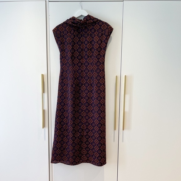 BNWT Club Monaco Drape Neck Dress - Picture 10 of 13